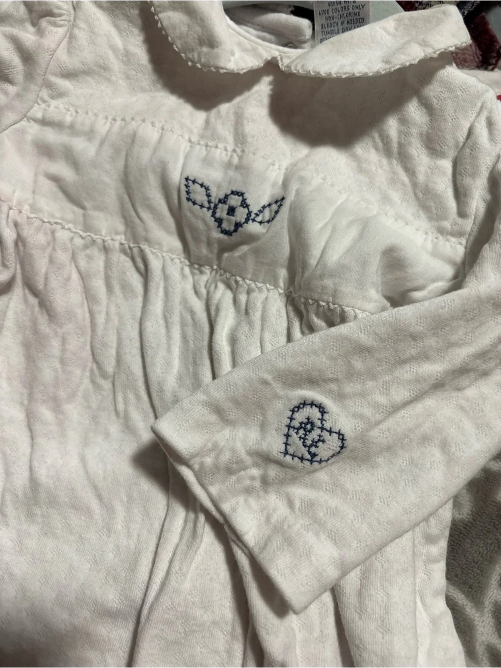Ralph Lauren 9 months White Baby One-Piece with Peter Pan Collar baptism